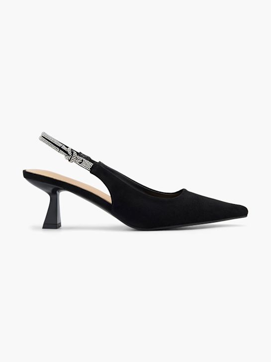 catwalk slingback ferse schwarz deichmann