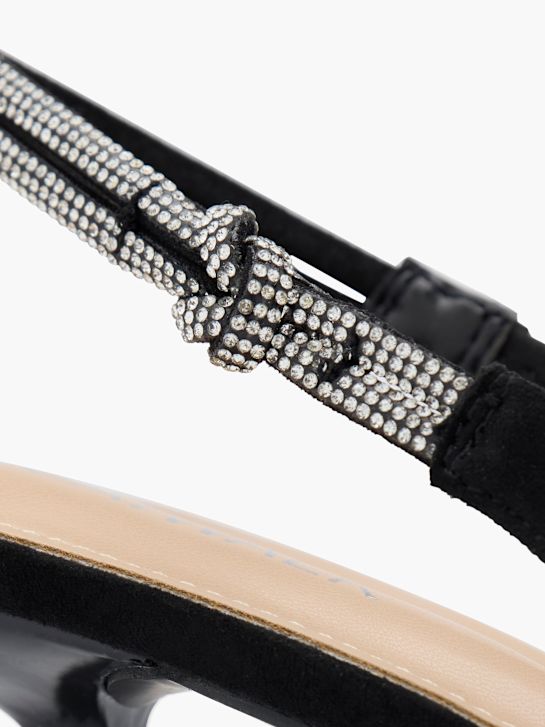 catwalk slingback ferse schwarz deichmann