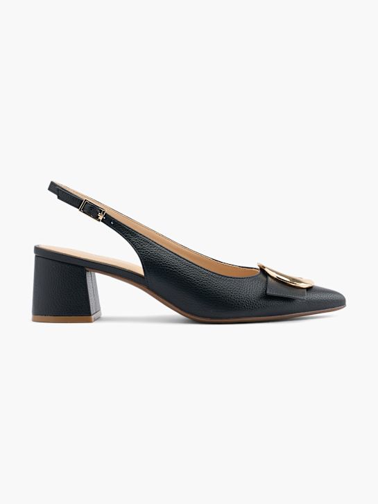 catwalk slingback ferse schwarz deichmann