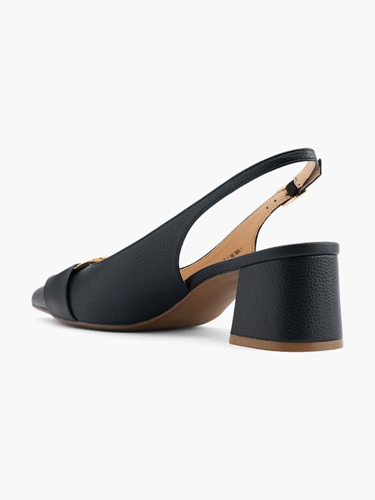catwalk slingback ferse schwarz deichmann