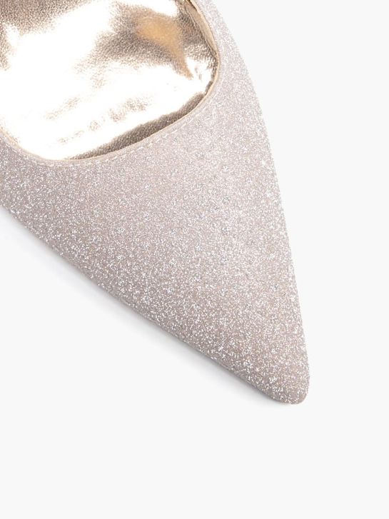 catwalk slingback ferse rose gold deichmann