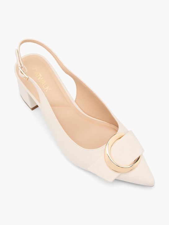 catwalk slingback ferse beige deichmann
