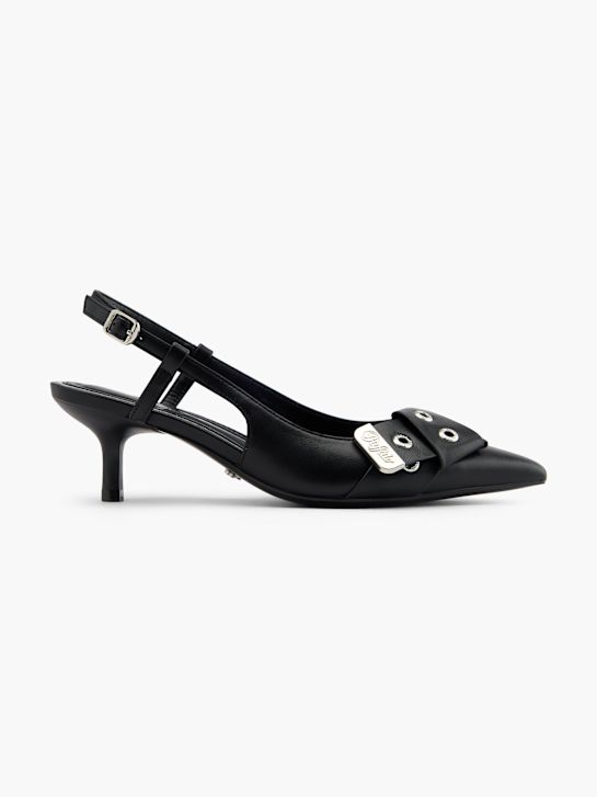 buffalo slingback ferse schwarz deichmann
