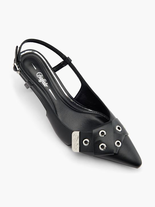 buffalo slingback ferse schwarz deichmann