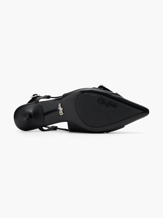 buffalo slingback ferse schwarz deichmann