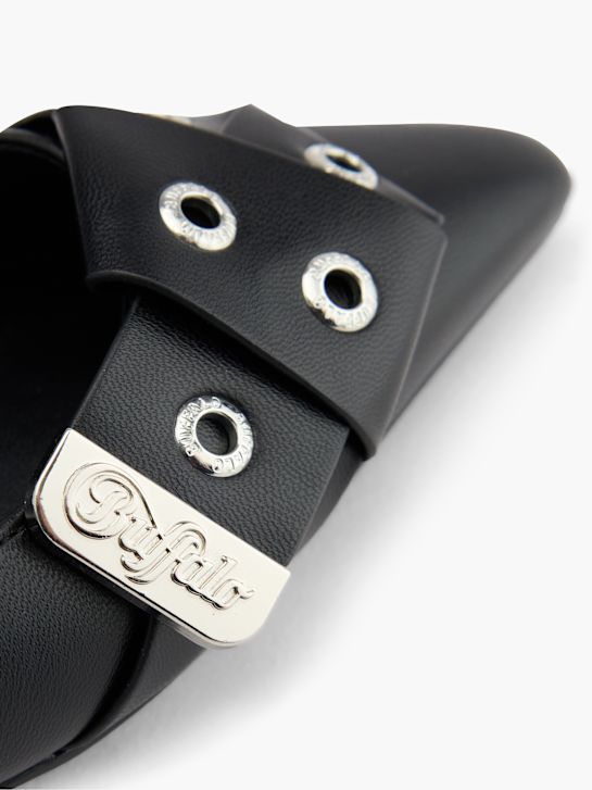 buffalo slingback ferse schwarz deichmann