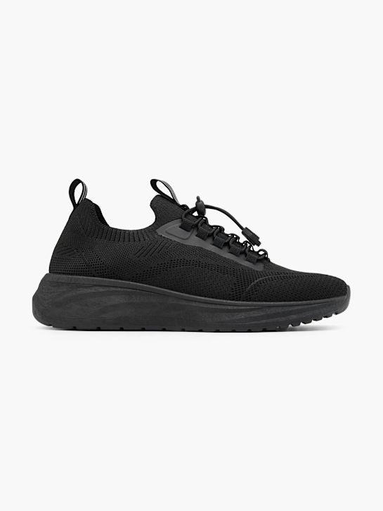 graceland slip-on trainers black deichmann