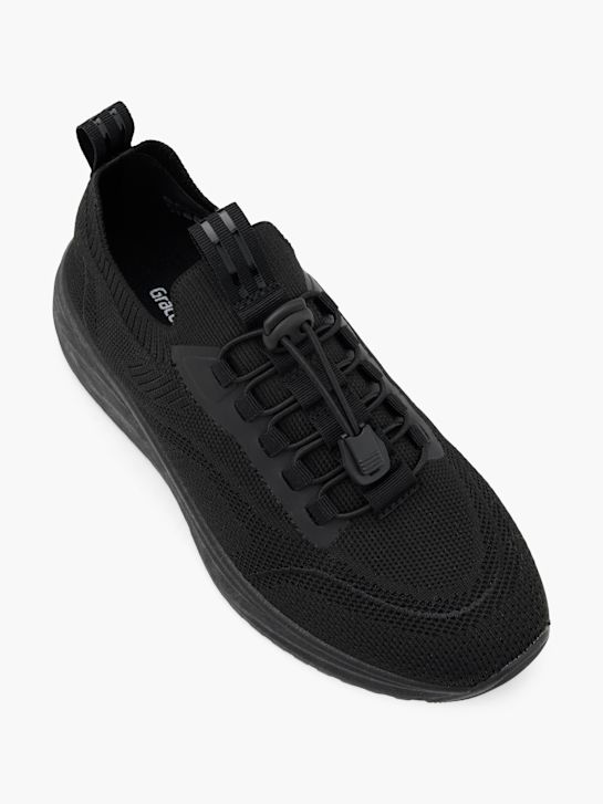 graceland slip-on trainers black deichmann