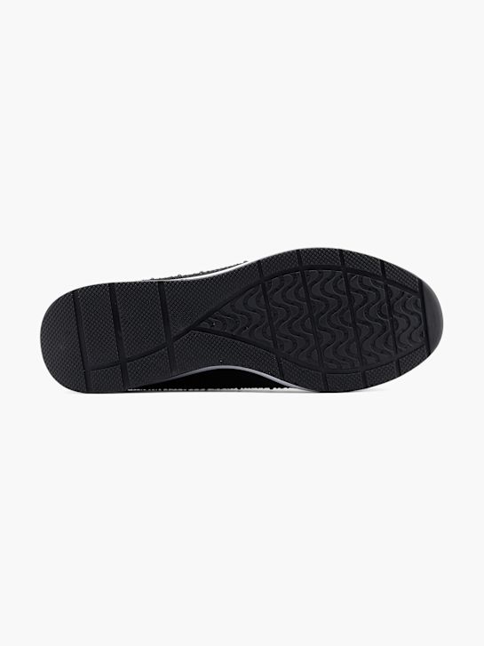 graceland slip-on trainers black deichmann