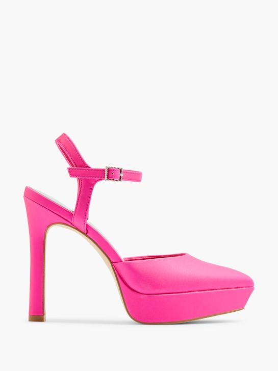 catwalk geschnallt heel fuchsia deichmann
