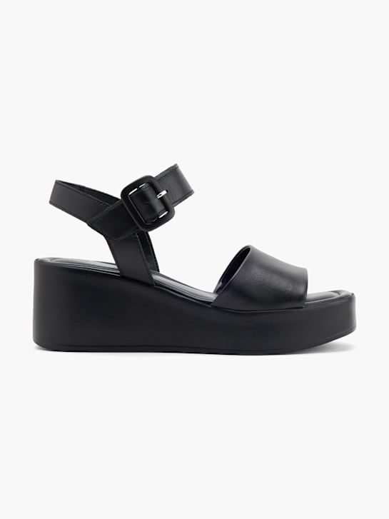 5th avenue heeled sandal black deichmann