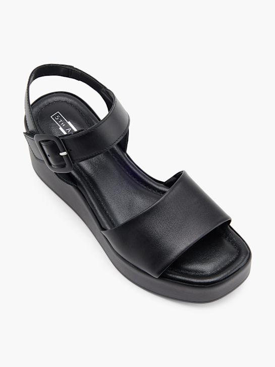 5th avenue heeled sandal black deichmann