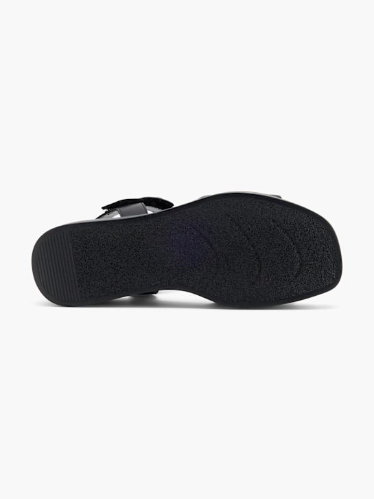 5th avenue heeled sandal black deichmann