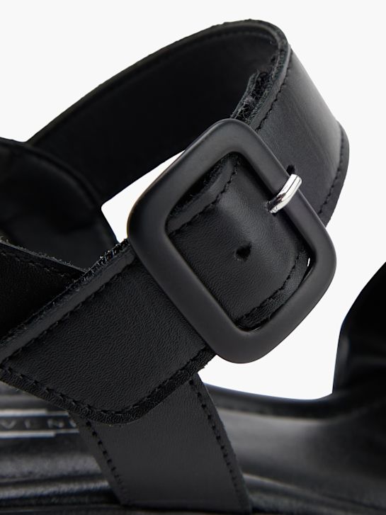 5th avenue heeled sandal black deichmann