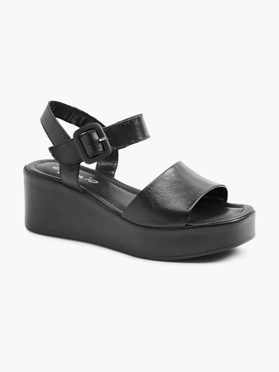 5th avenue heeled sandal black deichmann