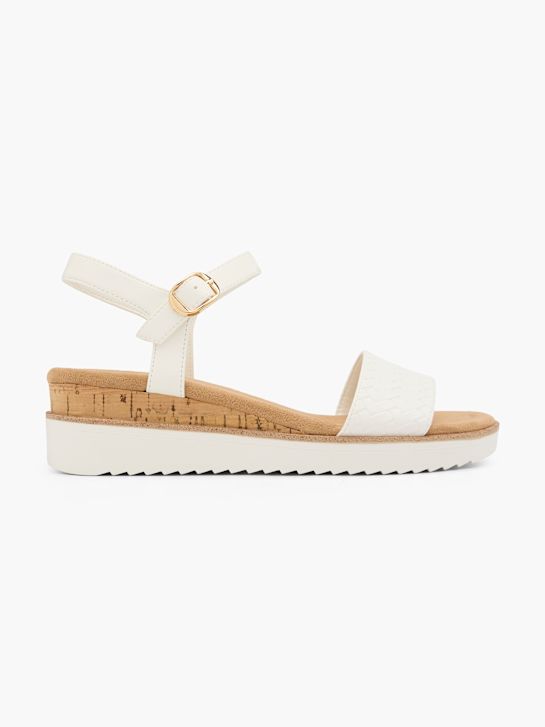 graceland heeled sandal white deichmann
