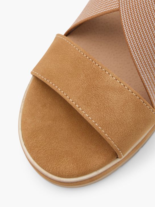 graceland heeled sandal beige deichmann