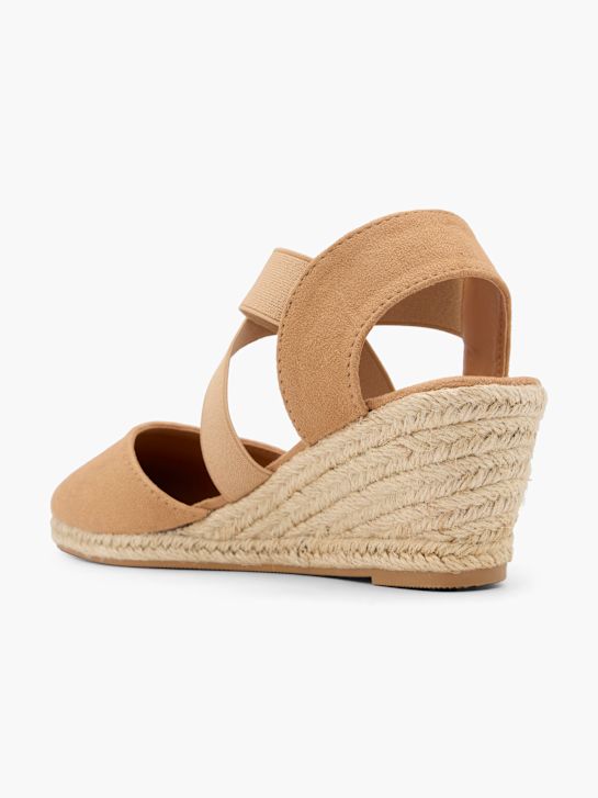 graceland heeled sandal beige deichmann