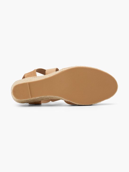 graceland heeled sandal beige deichmann