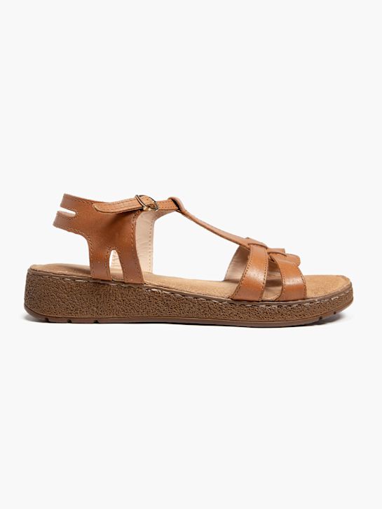 5th avenue heeled sandal beige deichmann