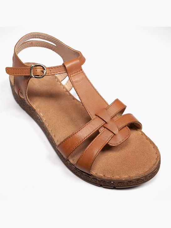5th avenue heeled sandal beige deichmann