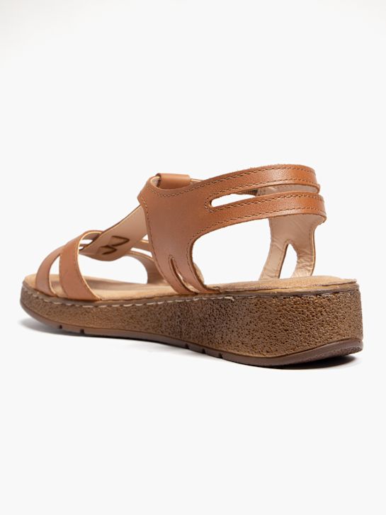 5th avenue heeled sandal beige deichmann
