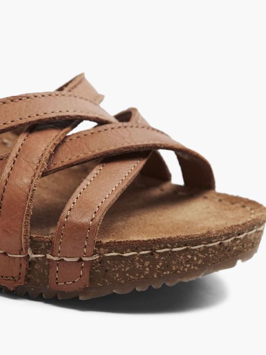 5th avenue heeled sandal brown deichmann
