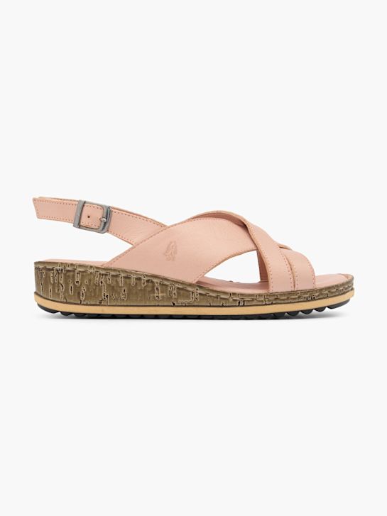 hush welpen heels sandale rosa deichmann