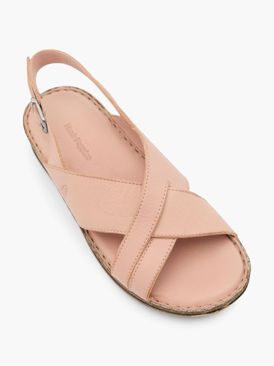 hush welpen heels sandale rosa deichmann