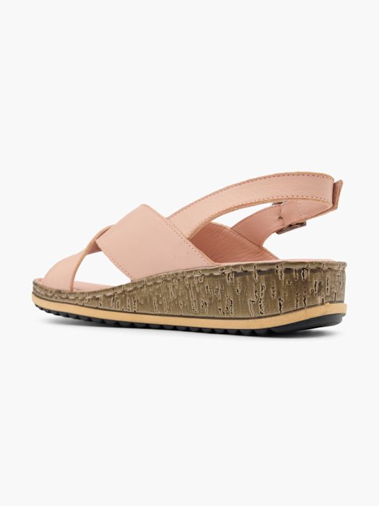 hush welpen heels sandale rosa deichmann