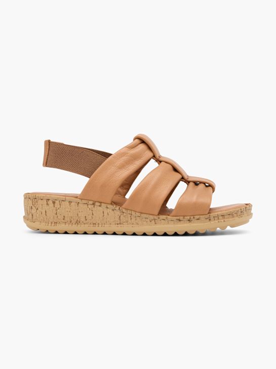 hush welpen heels sandale beige deichmann