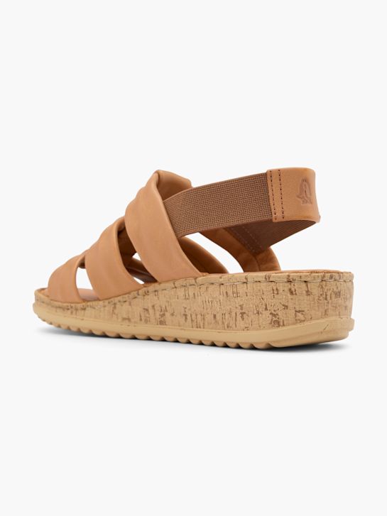hush welpen heels sandale beige deichmann