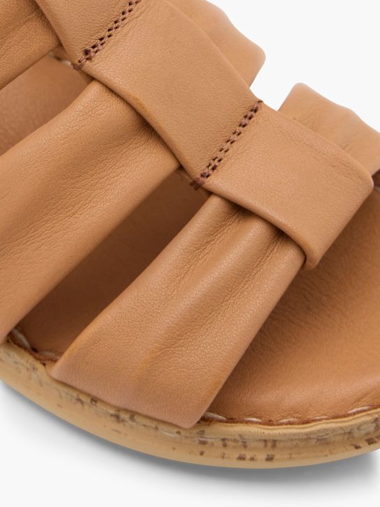 hush welpen heels sandale beige deichmann