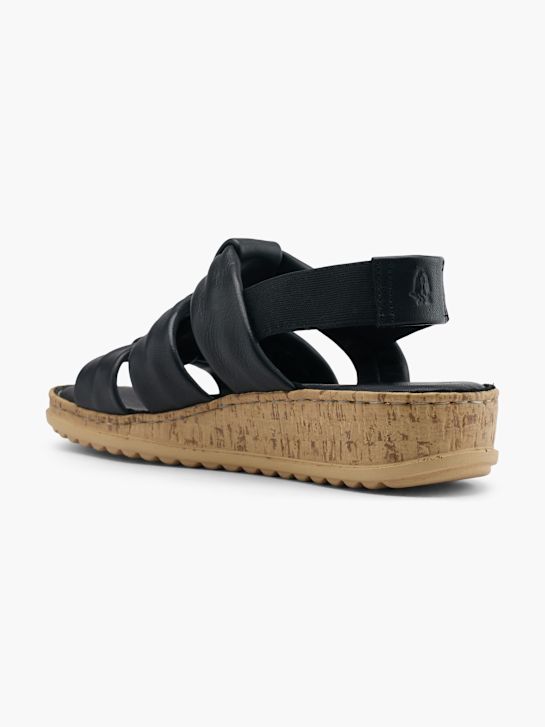 hush welpen heeled sandal black deichmann