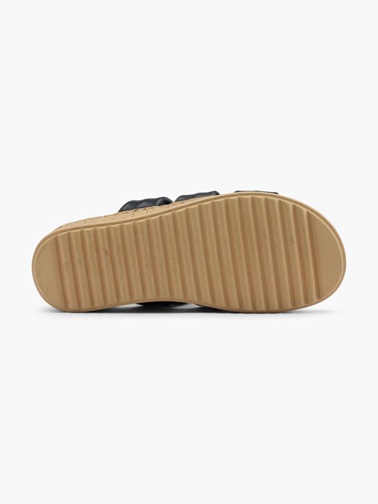 hush welpen heeled sandal black deichmann