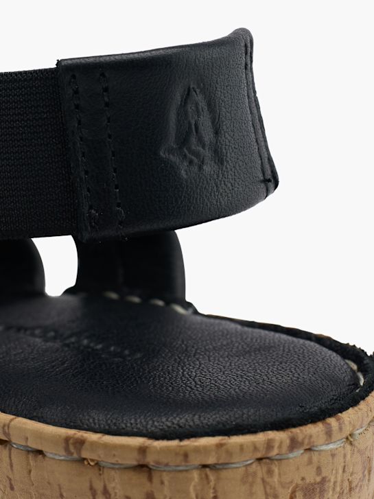 hush welpen heeled sandal black deichmann