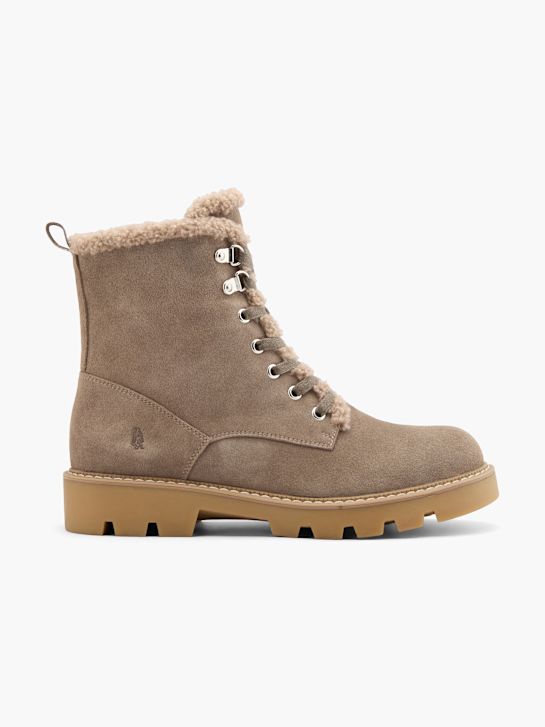 hush welpen lace-up-boot-taupe deichmann