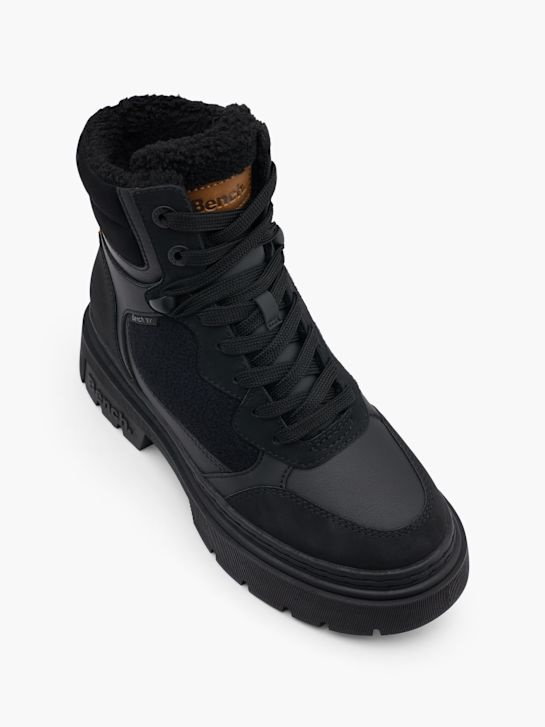 bank lace-up boot black deichmann