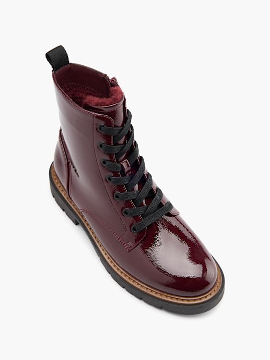 graceland lace-up-boot-burgundy deichmann