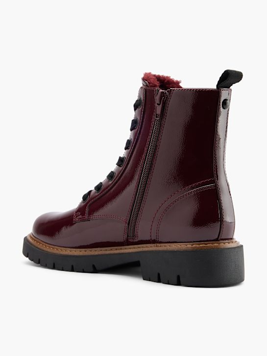graceland lace-up-boot-burgundy deichmann